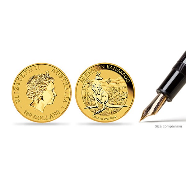 1 oz Gold Australian Kangaroo