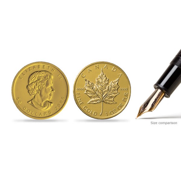 1 oz Gold Canadian Maple Leaf