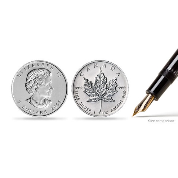 1 oz Silver Canadian Maple Leaf