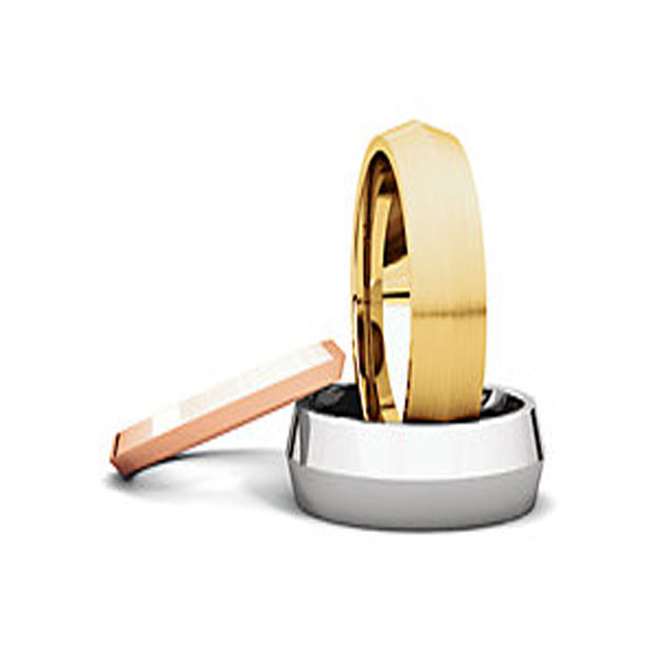 Knife Edge Comfort Fit Wedding Bands