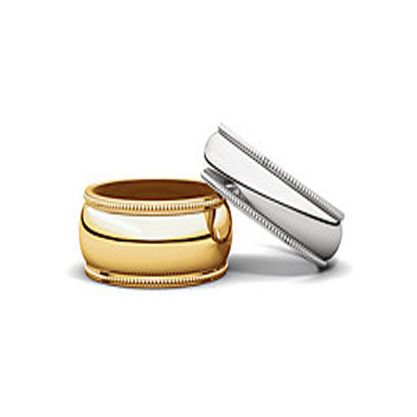 Milgrain Wedding Bands