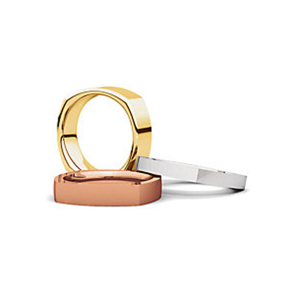 Square Comfort Fit Wedding Bands